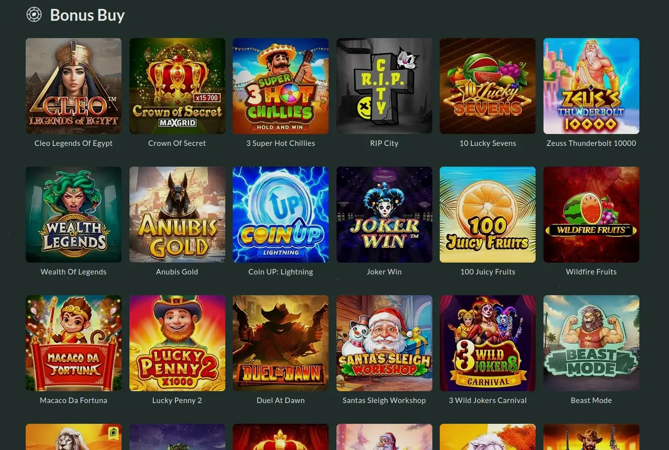 Vox Casino mobile App Spielübersicht auf einem Smartphone